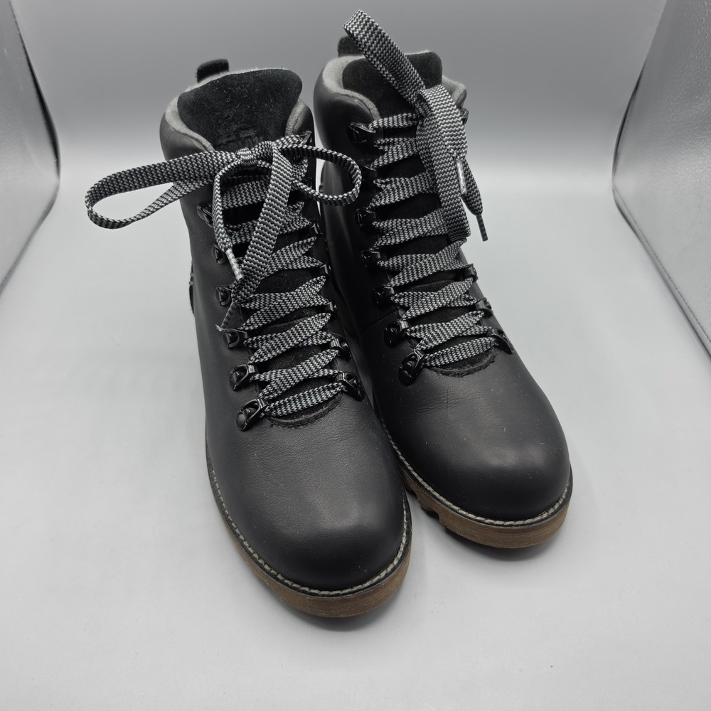 KODIAK Fernie Boots Womens 8 Black Leather Waterproof Lace Up Alpine Hiking